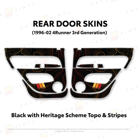 1996-2002 4Runner Door Skins - Xtrusion Overland