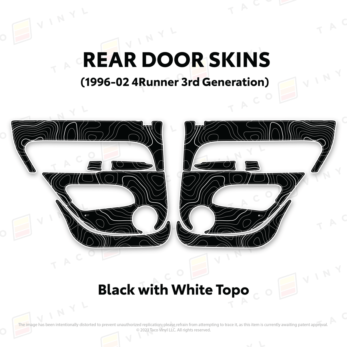 1996-2002 4Runner Door Skins - Xtrusion Overland