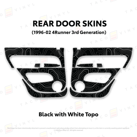 1996-2002 4Runner Door Skins - Xtrusion Overland
