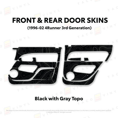 1996-2002 4Runner Door Skins - Xtrusion Overland