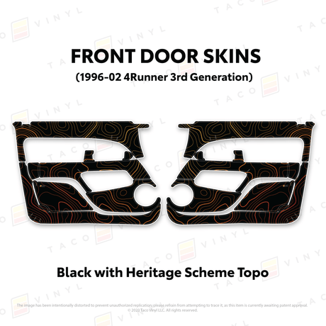 1996-2002 4Runner Door Skins - Xtrusion Overland