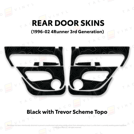 1996-2002 4Runner Door Skins - Xtrusion Overland