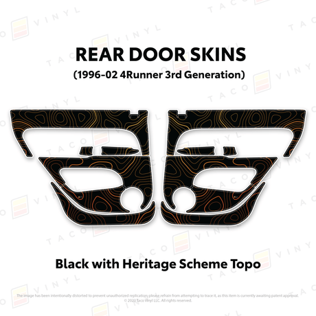 1996-2002 4Runner Door Skins - Xtrusion Overland