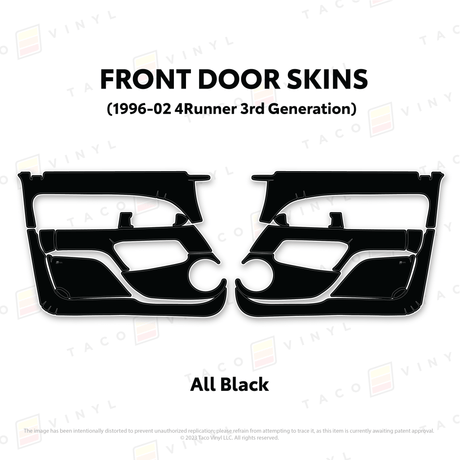 1996-2002 4Runner Door Skins - Xtrusion Overland