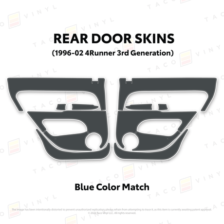 1996-2002 4Runner Door Skins - Xtrusion Overland