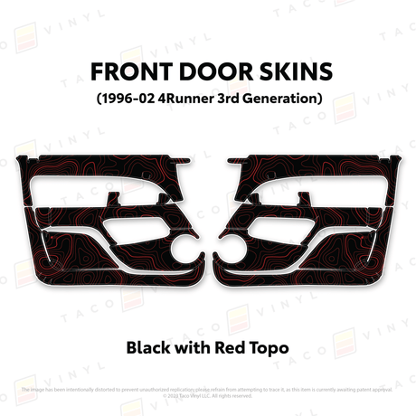 1996-2002 4Runner Door Skins - Xtrusion Overland
