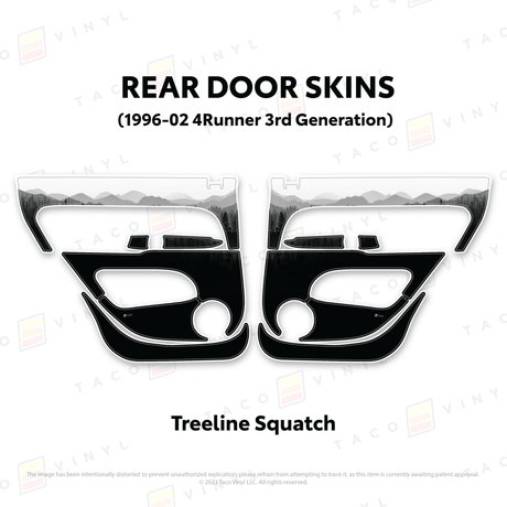 1996-2002 4Runner Door Skins - Xtrusion Overland