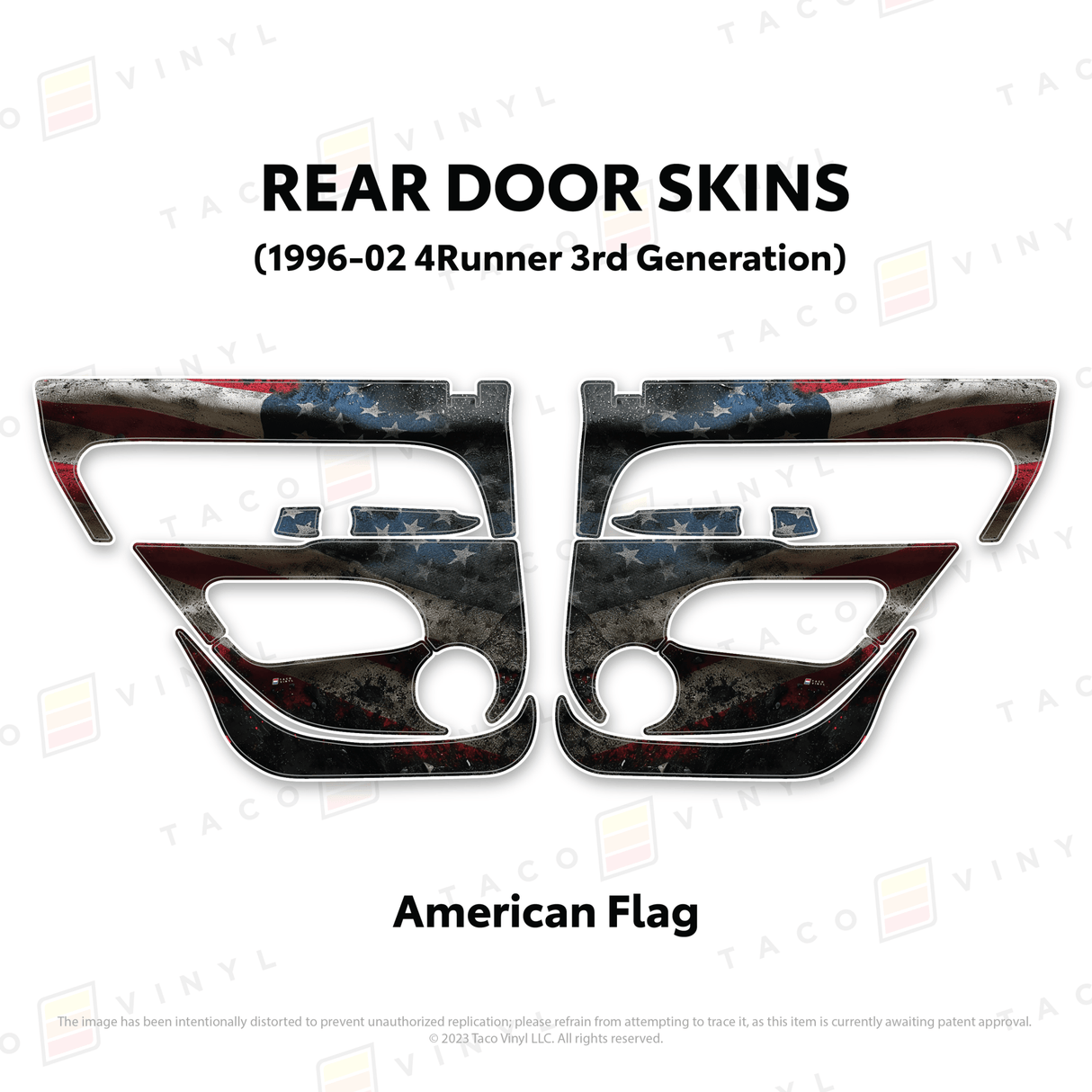 1996-2002 4Runner Door Skins - Xtrusion Overland