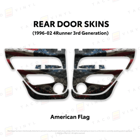 1996-2002 4Runner Door Skins - Xtrusion Overland