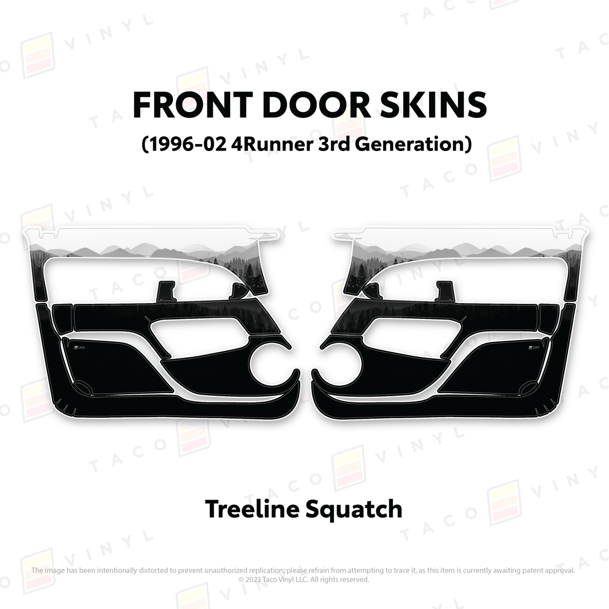 1996-2002 4Runner Door Skins - Xtrusion Overland