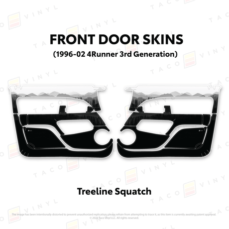 1996-2002 4Runner Door Skins - Xtrusion Overland