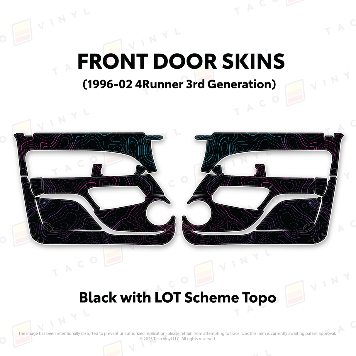 1996-2002 4Runner Door Skins - Xtrusion Overland