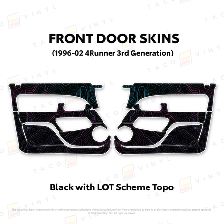 1996-2002 4Runner Door Skins - Xtrusion Overland