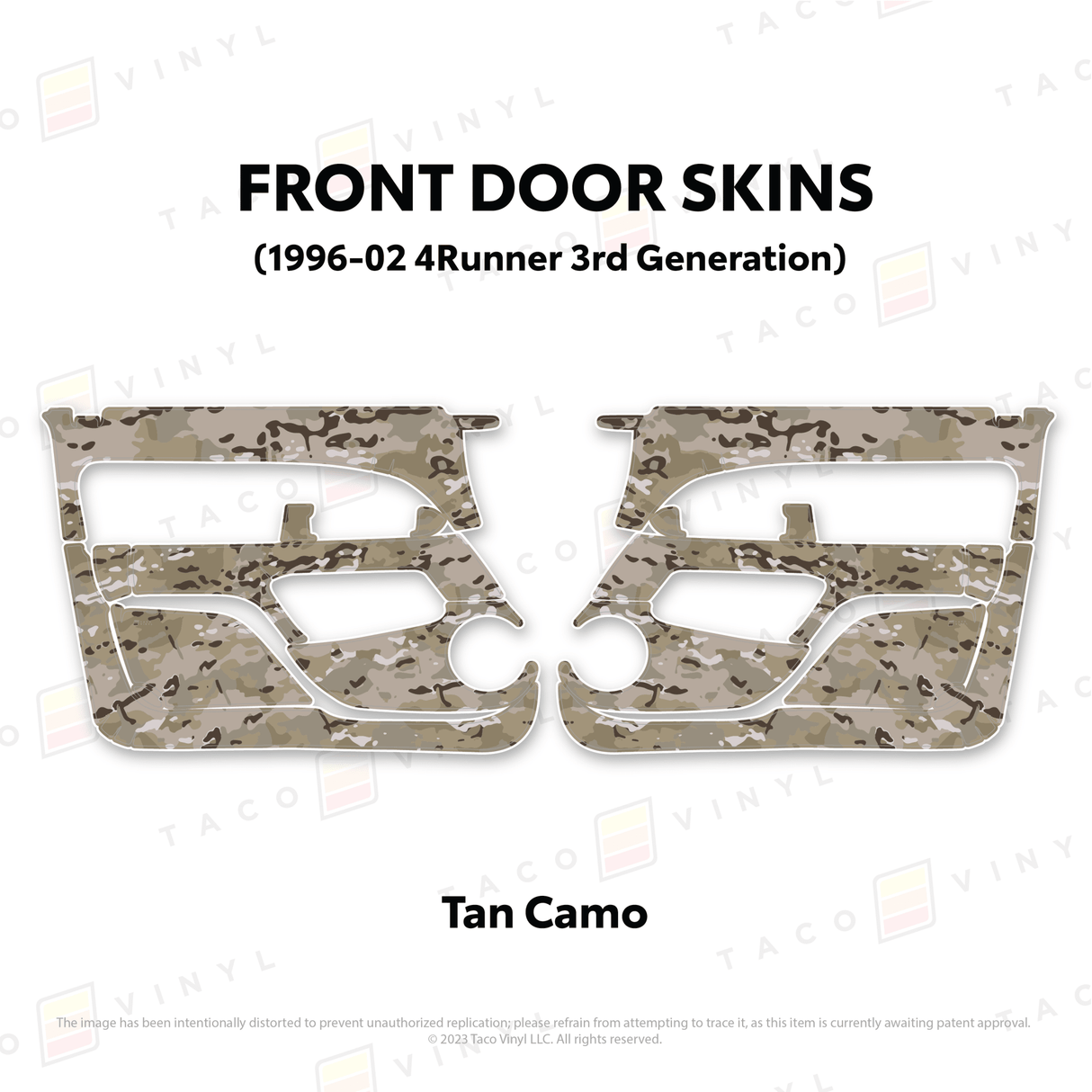 1996-2002 4Runner Door Skins - Xtrusion Overland
