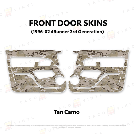 1996-2002 4Runner Door Skins - Xtrusion Overland