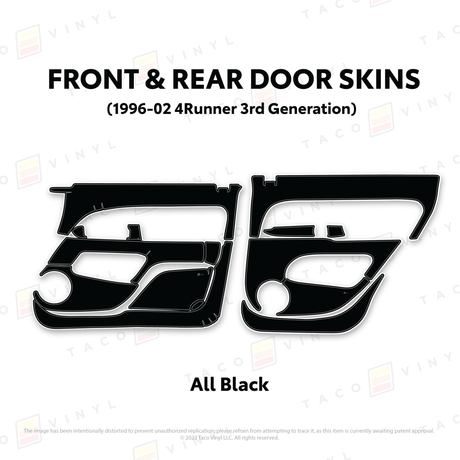 1996-2002 4Runner Door Skins - Xtrusion Overland