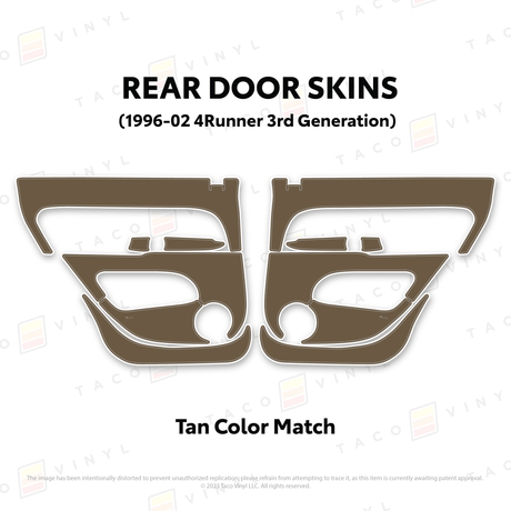 1996-2002 4Runner Door Skins - Xtrusion Overland
