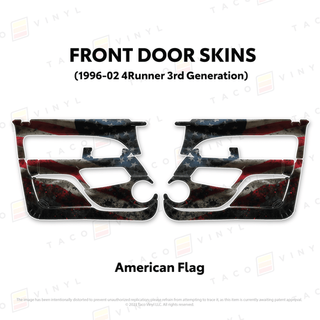 1996-2002 4Runner Door Skins - Xtrusion Overland