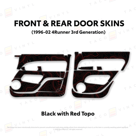 1996-2002 4Runner Door Skins - Xtrusion Overland