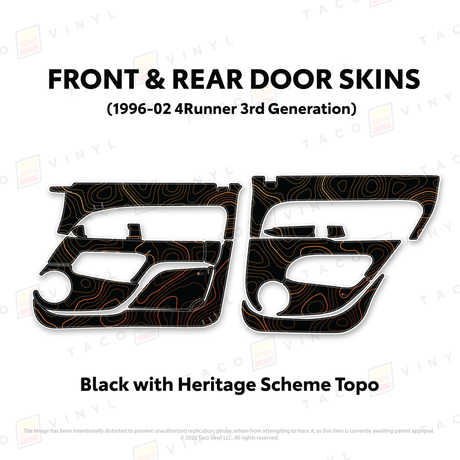 1996-2002 4Runner Door Skins - Xtrusion Overland