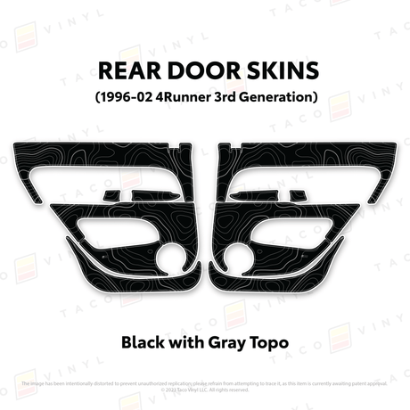 1996-2002 4Runner Door Skins - Xtrusion Overland