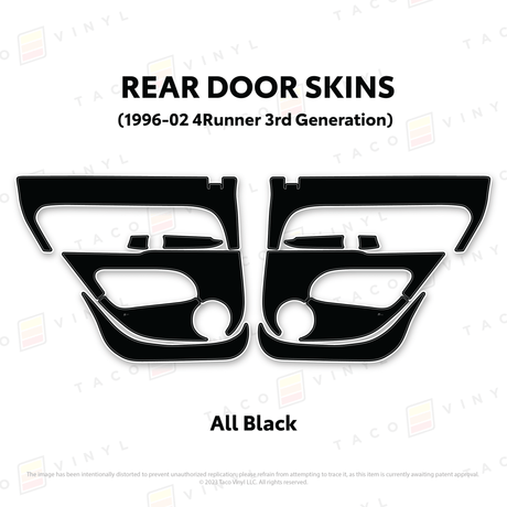 1996-2002 4Runner Door Skins - Xtrusion Overland