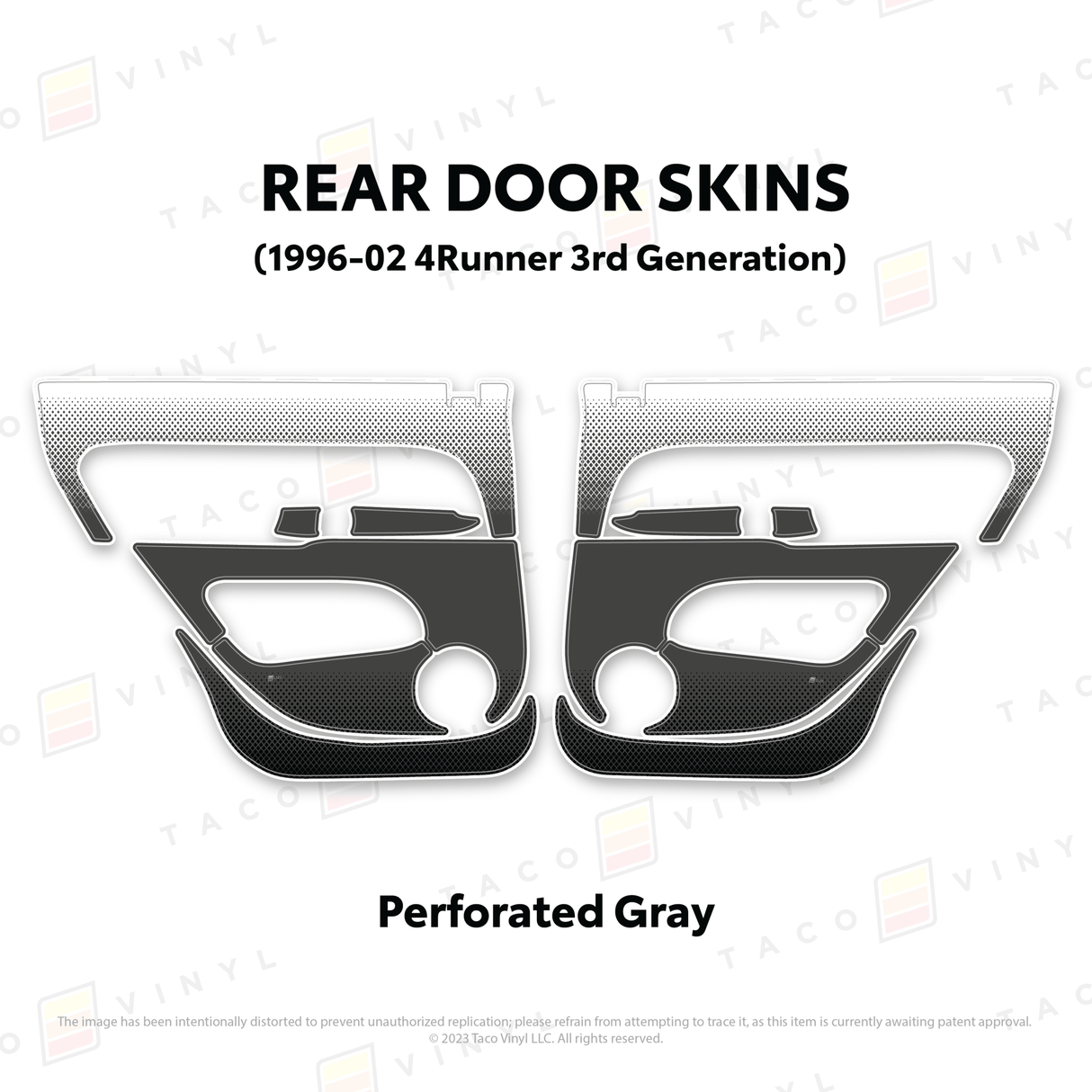 1996-2002 4Runner Door Skins - Xtrusion Overland