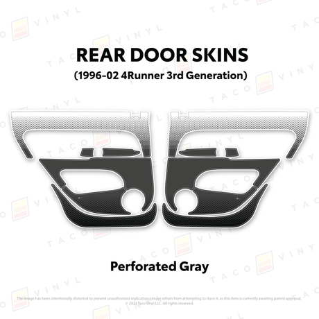 1996-2002 4Runner Door Skins - Xtrusion Overland