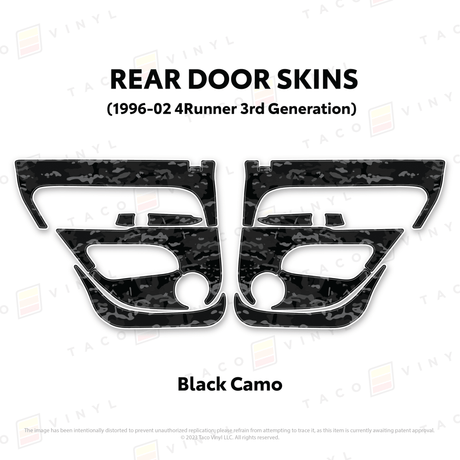 1996-2002 4Runner Door Skins - Xtrusion Overland