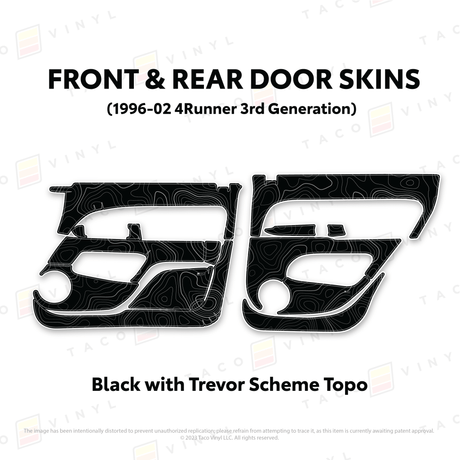 1996-2002 4Runner Door Skins - Xtrusion Overland