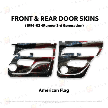 1996-2002 4Runner Door Skins - Xtrusion Overland