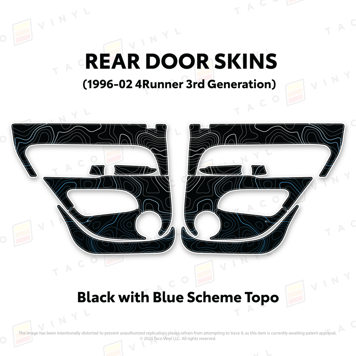 1996-2002 4Runner Door Skins - Xtrusion Overland