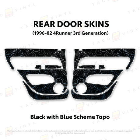 1996-2002 4Runner Door Skins - Xtrusion Overland