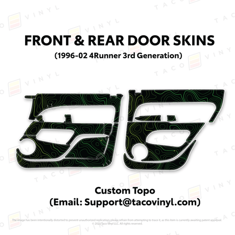 1996-2002 4Runner Door Skins - Xtrusion Overland