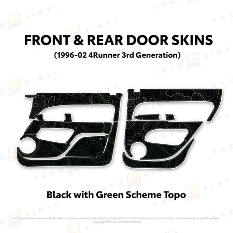 1996-2002 4Runner Door Skins - Xtrusion Overland