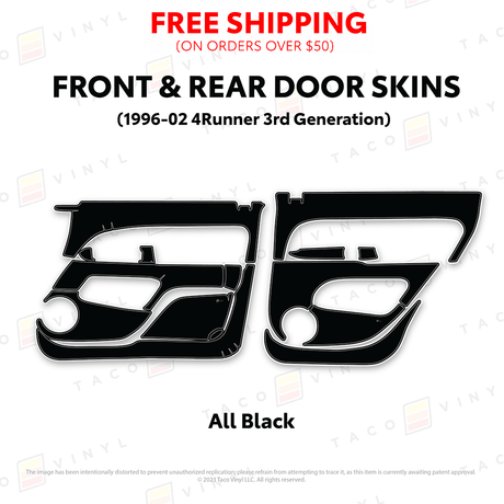 1996-2002 4Runner Door Skins - Xtrusion Overland