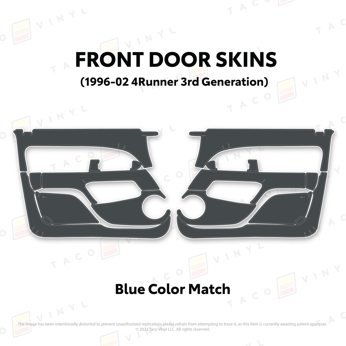 1996-2002 4Runner Door Skins - Xtrusion Overland