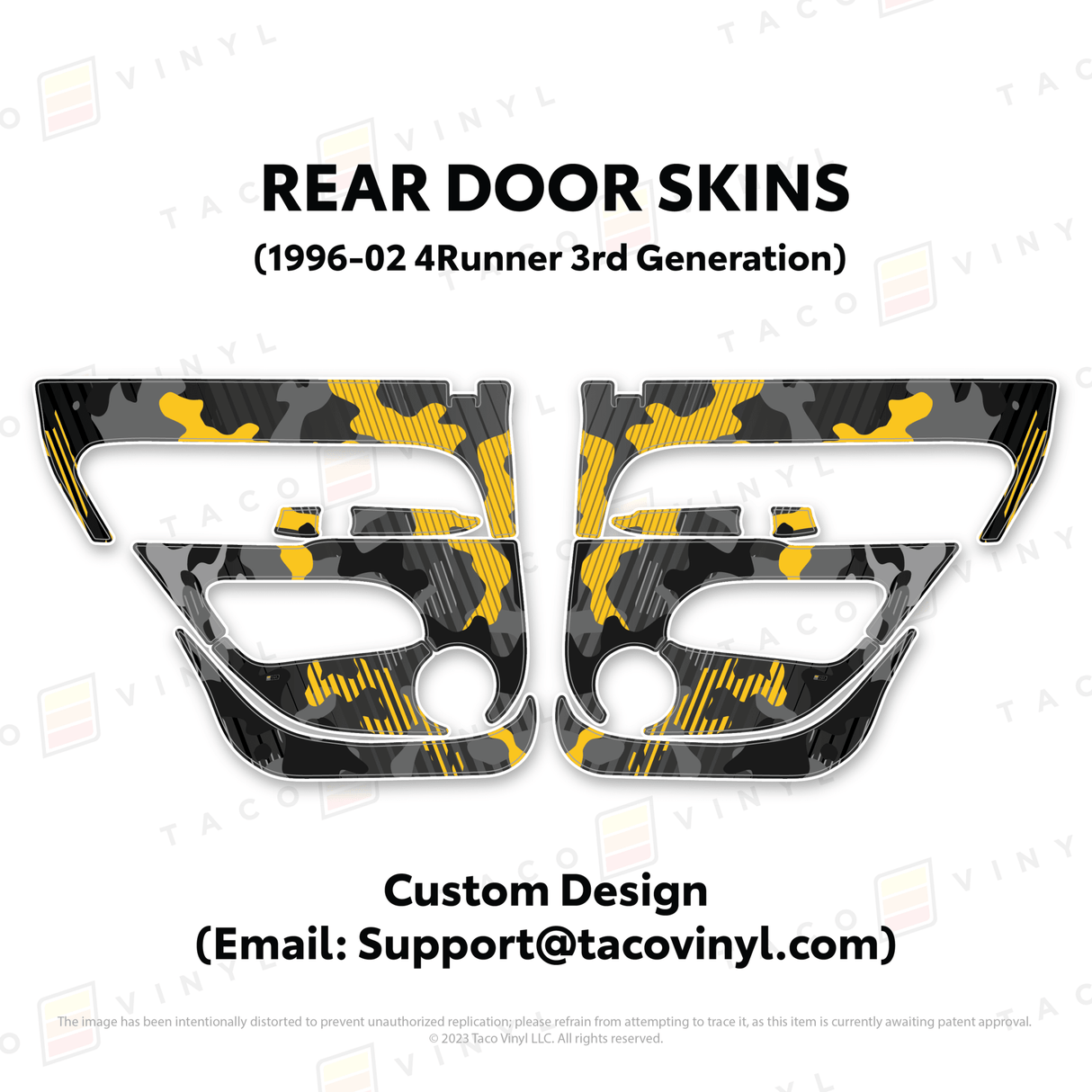 1996-2002 4Runner Door Skins - Xtrusion Overland