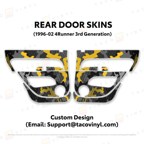 1996-2002 4Runner Door Skins - Xtrusion Overland