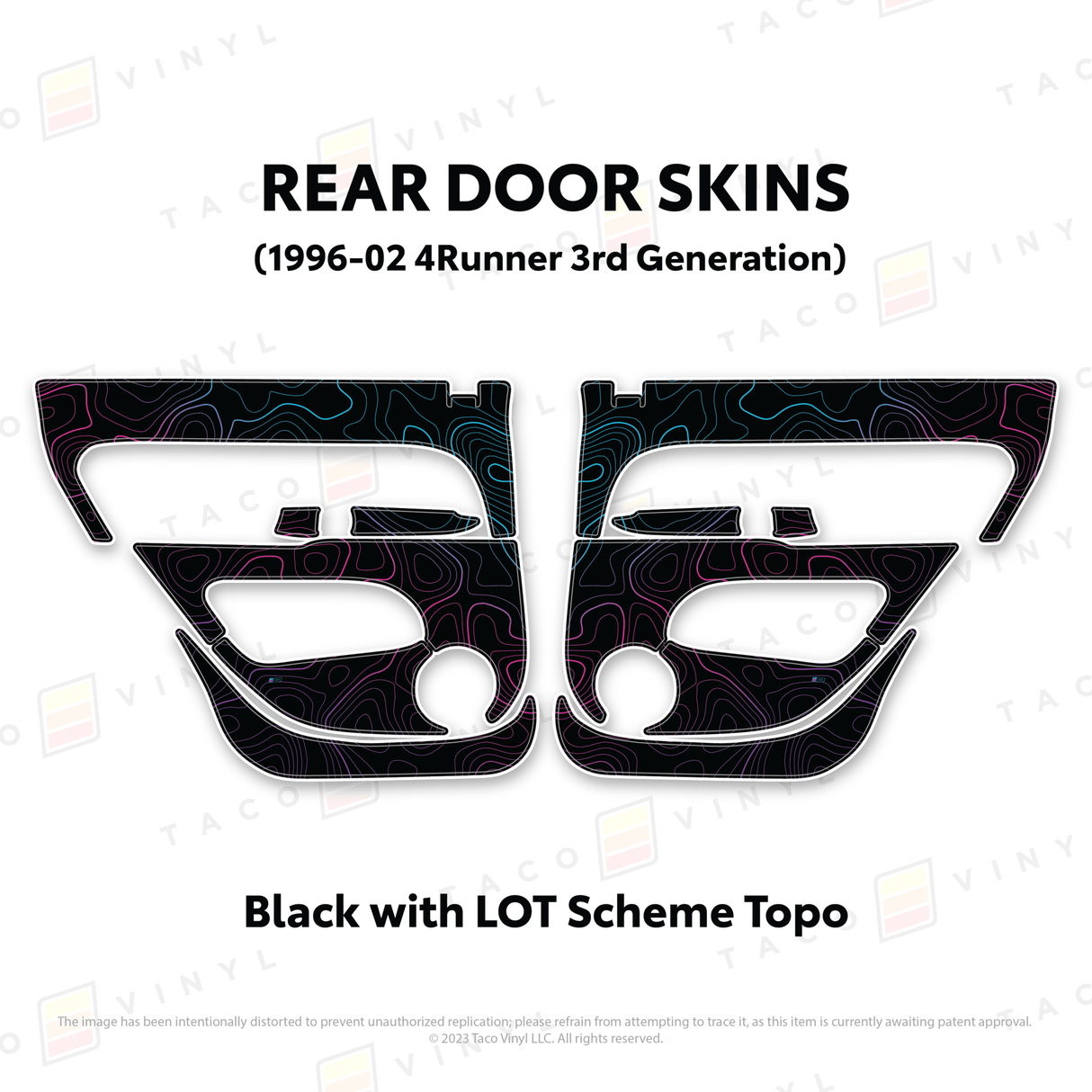1996-2002 4Runner Door Skins - Xtrusion Overland