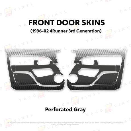 1996-2002 4Runner Door Skins - Xtrusion Overland