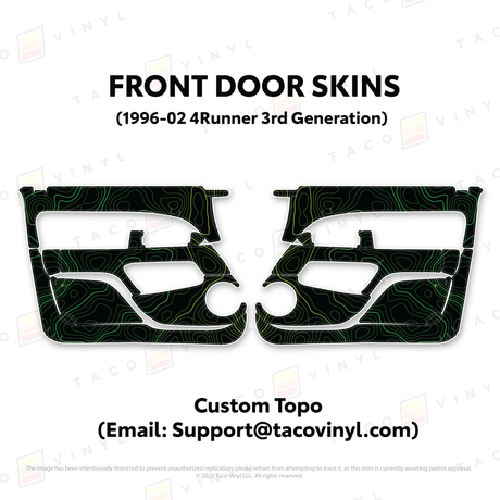 1996-2002 4Runner Door Skins - Xtrusion Overland