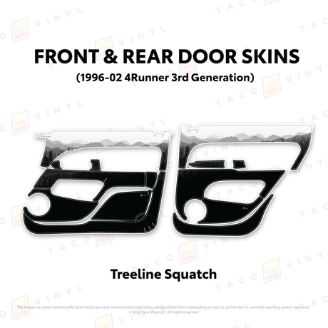 1996-2002 4Runner Door Skins - Xtrusion Overland