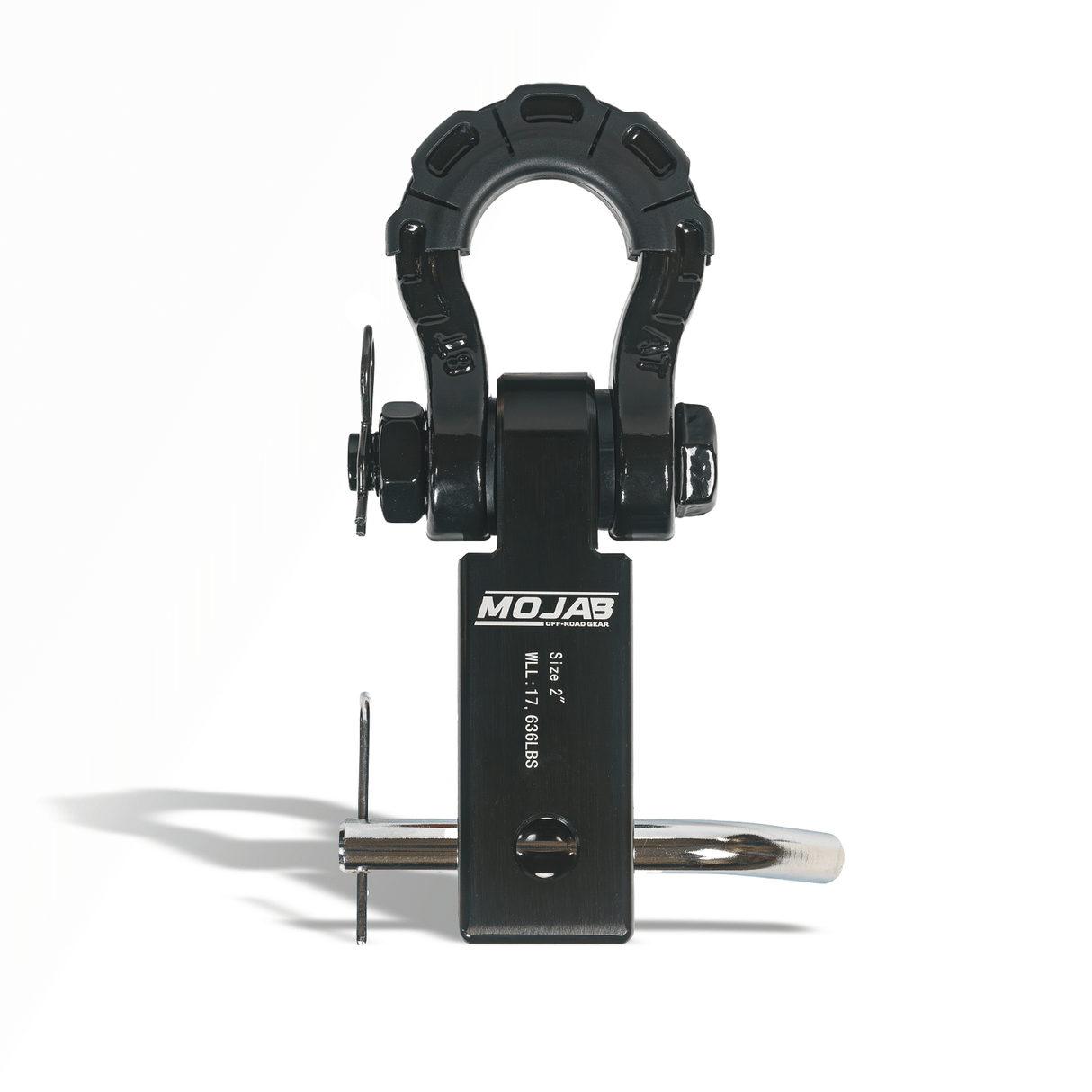 2'' Aluminum Hitch Receiver with Steel D-Shackle (LIFETIME WARRANTY) - Xtrusion Overland