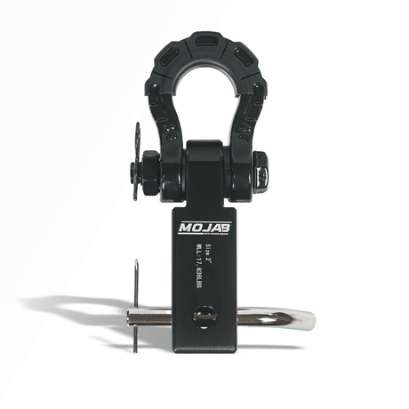 2'' Aluminum Hitch Receiver with Steel D-Shackle (LIFETIME WARRANTY) - Xtrusion Overland