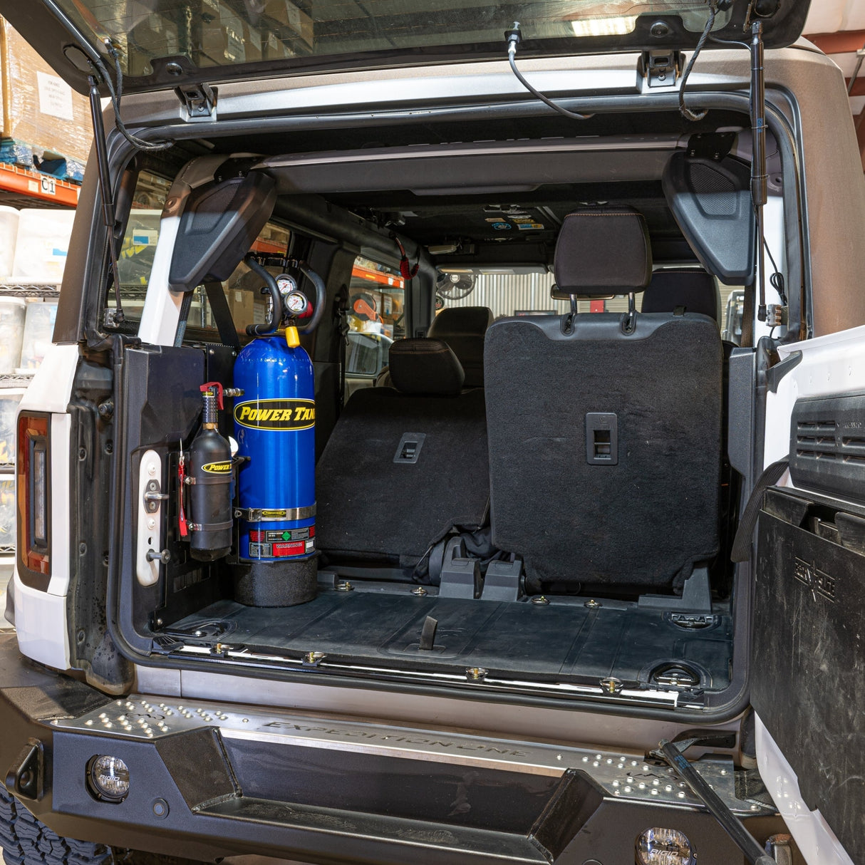 2 Door Bronco Plate - Power Tank or Propane Tank mount (6th Gen 2021+) - Xtrusion Overland