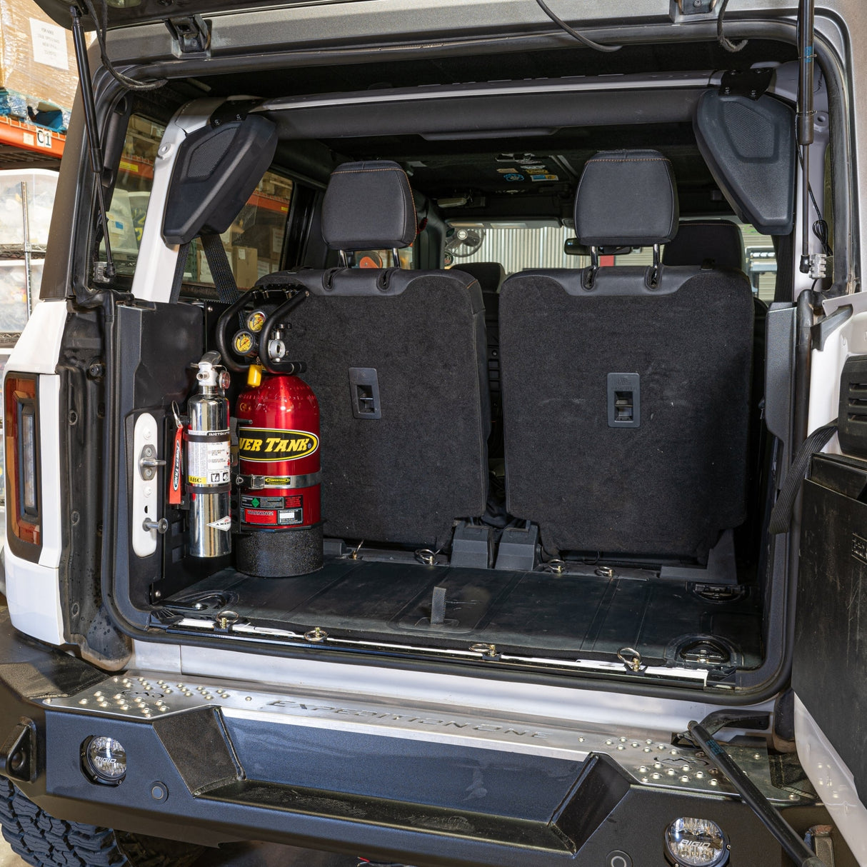 2 Door Bronco Plate - Power Tank or Propane Tank mount (6th Gen 2021+) - Xtrusion Overland
