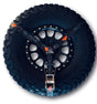 2" Orange and Gray Topo Y Strap - Xtrusion Overland