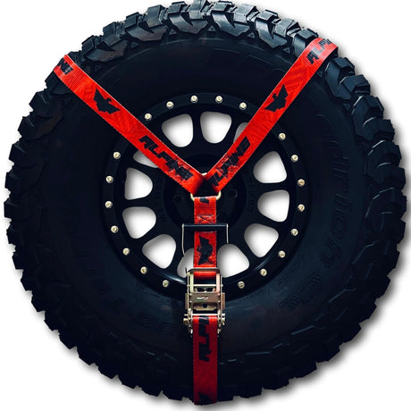 2" Red Dazzle Y Strap - Xtrusion Overland