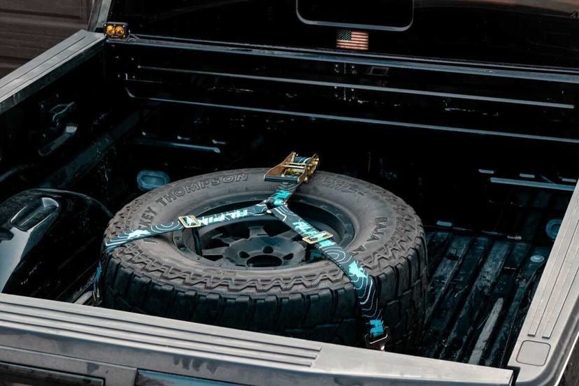 2" Teal Topography Y Strap - Xtrusion Overland